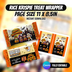 Make Halloween extra spooky with 8 editable Canva party favor templates, including chip bags, bottle labels, candy wrappers and treat packaging. Instant digital download from PXGFX.
