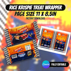 Race Car Birthday Party Favor Bundle Template | Editable Canva Racing Party Printables | 10 Favor Items | Kids Birthday Decorations