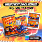 Race Car Birthday Party Favor Bundle Template | Editable Canva Racing Party Printables | 10 Favor Items | Kids Birthday Decorations