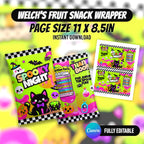 Create spooky Halloween treats with this editable Canva party favor bundle. Customize, download and print your Halloween party designs with PXGFX.
