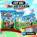 Paw Patrol Theme Birthday Party Favor Bundle 10 Item Party Favor Bundle