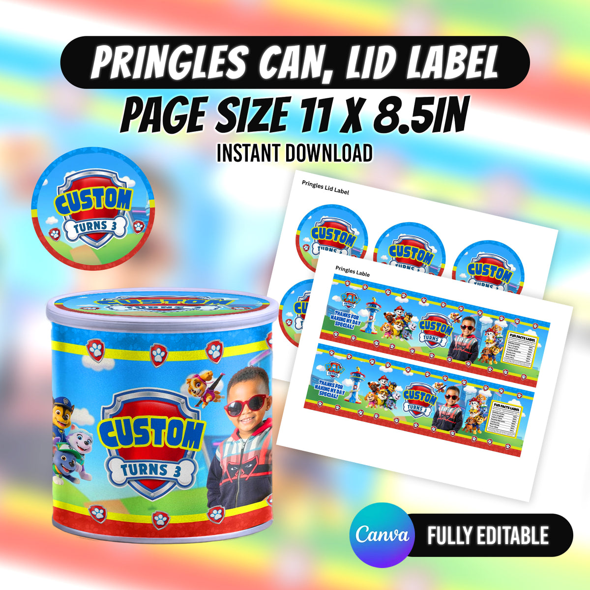 Paw Patrol Theme Birthday Party Favor Bundle 10 Item Party Favor Bundle