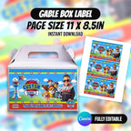 Paw Patrol Theme Birthday Party Favor Bundle 10 Item Party Favor Bundle