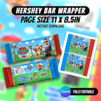 Paw Patrol Theme Birthday Party Favor Bundle 10 Item Party Favor Bundle