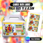 Spider Superhero Birthday Party Favor Bundle 10 Party Favor Items